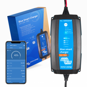 Blue Smart IP65 Charger 12/10 + DC connector